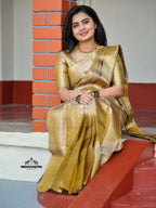 Gold Tissue Silk Saree (CODE-080)