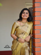 Gold Tissue Silk Saree (CODE-080)