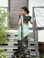 Premium 2D  Crepe Silk Saree (CODE-062)