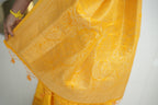 Yellow Premium Quality Pure Banarasi Silk Saree (CODE-031)