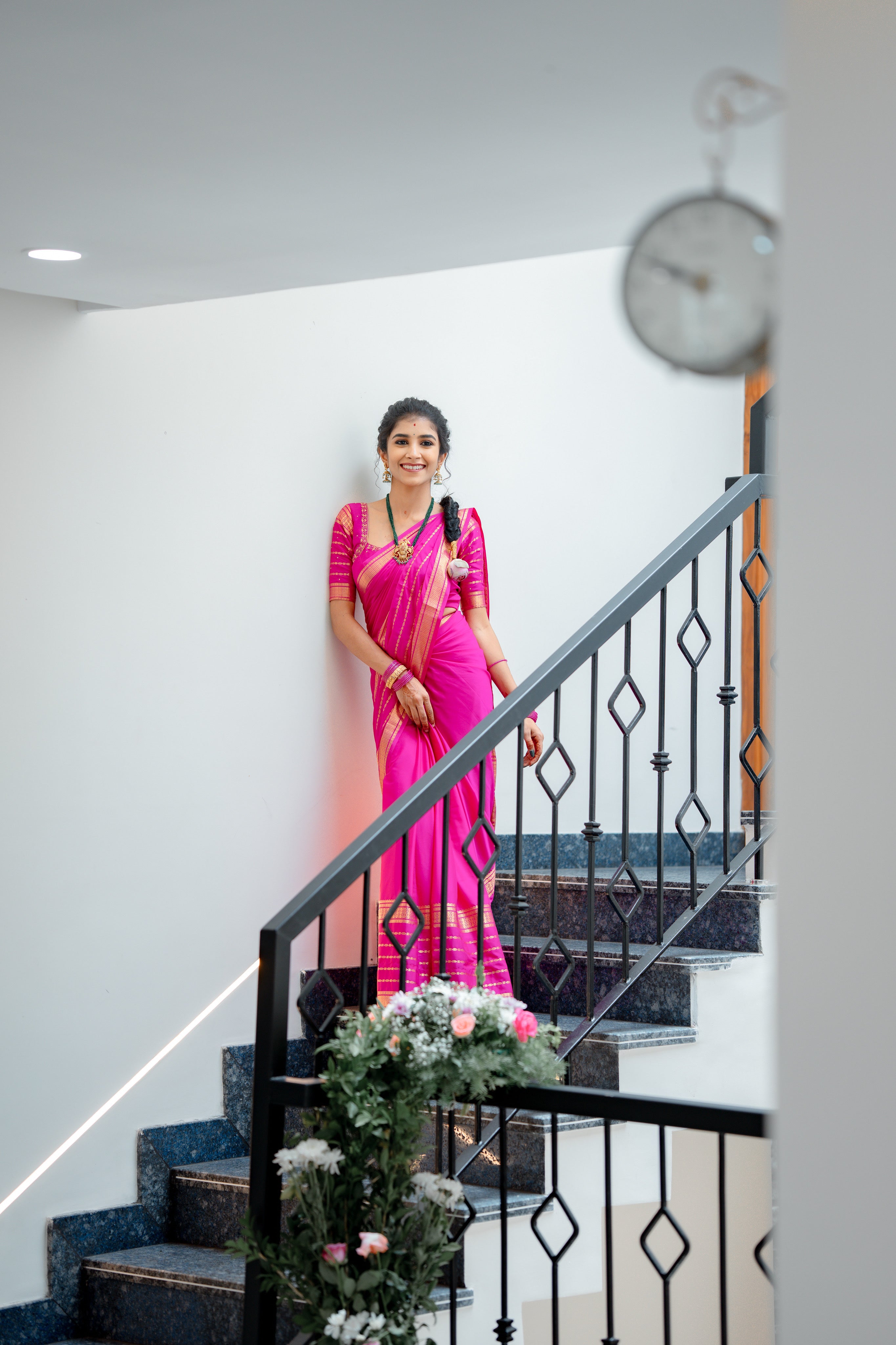 Pink *Mysore Semi Crepe Silk Saree* Product (CODE-010)