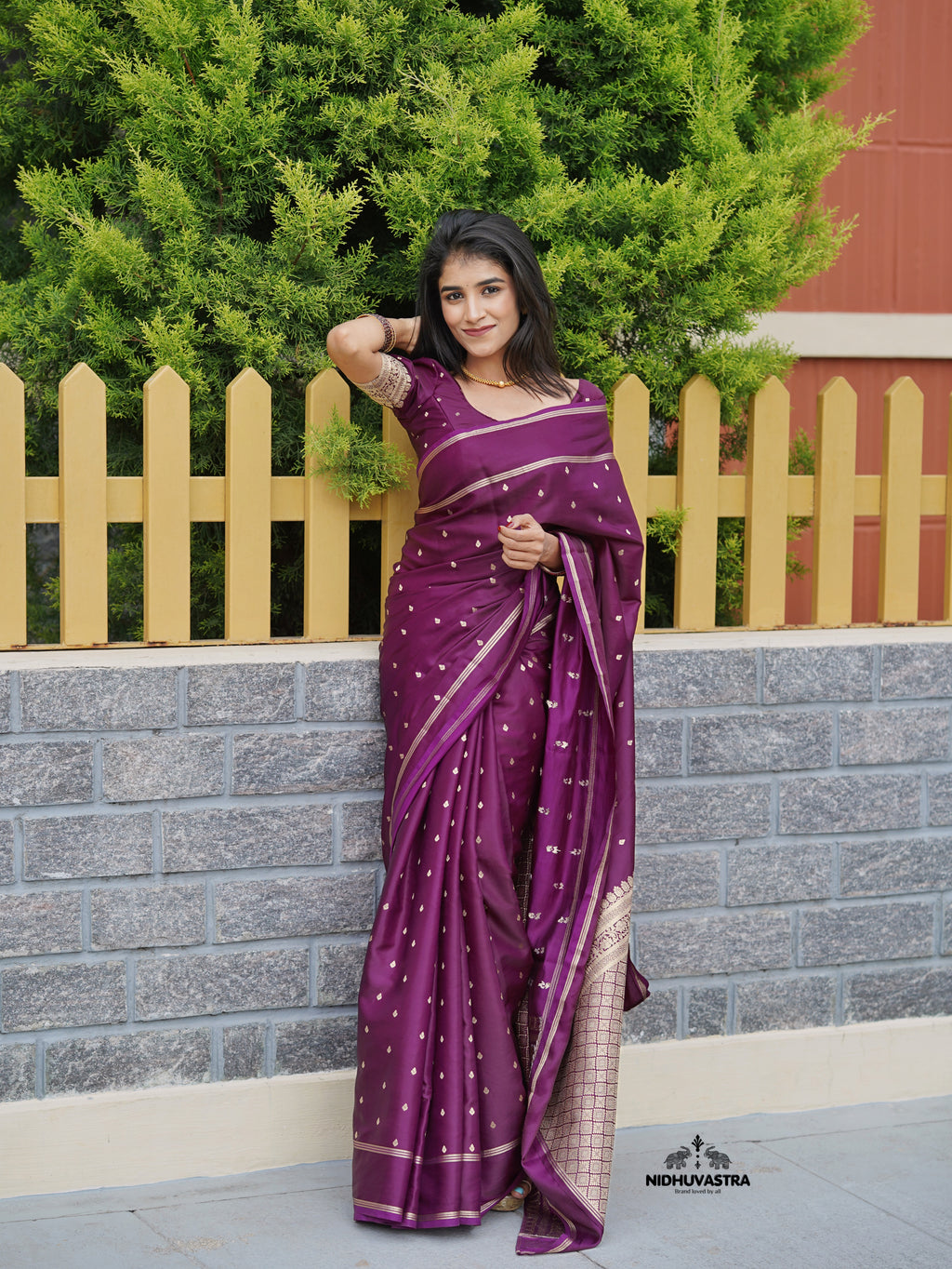 Purple Colour Premium Soft Silk Saree (CODE-089)
