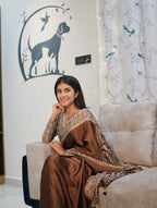 crepe silk saree (CODE-043)