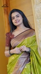 Mysore Crepe Silk Saree (CODE-076)