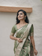 Satin Banarasi Saree (CODE-004)