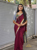 Crepe Silk Saree  (CODE-035)