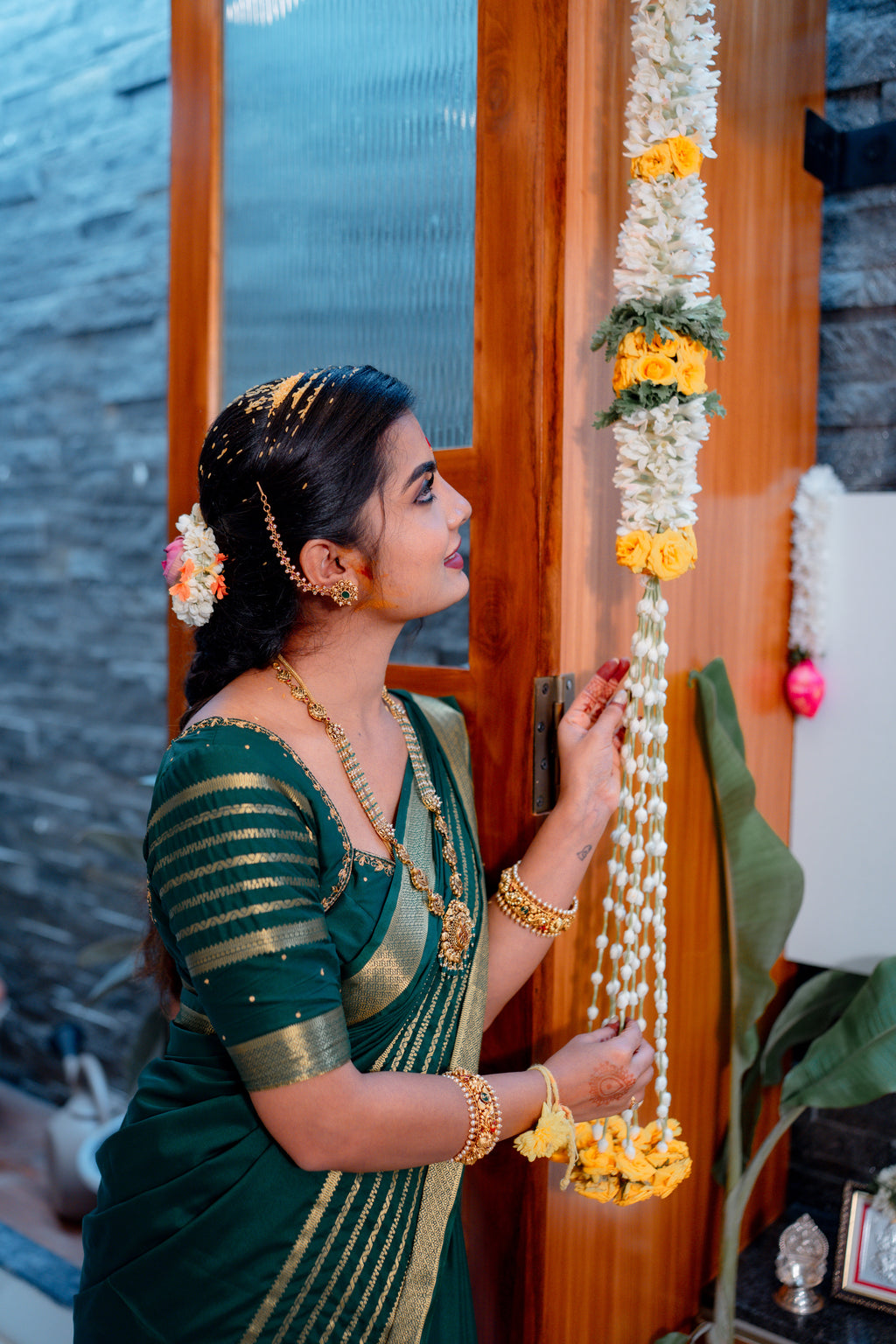 Bottle Green *Mysore Semi Crepe Silk Saree* Product (CODE-009)