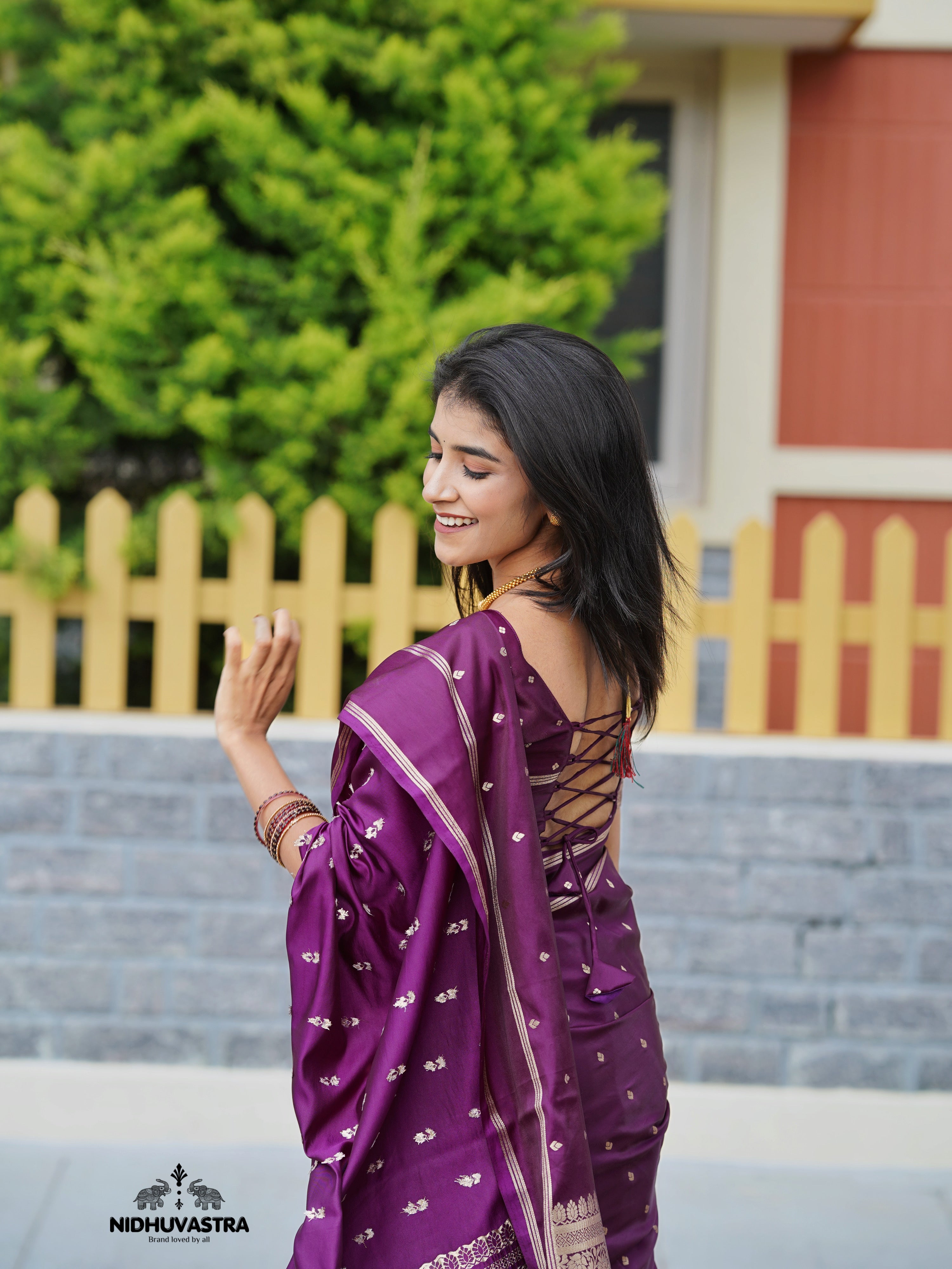 Purple Colour Premium Soft Silk Saree (CODE-089)
