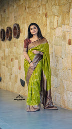 Mysore Crepe Silk Saree (CODE-076)