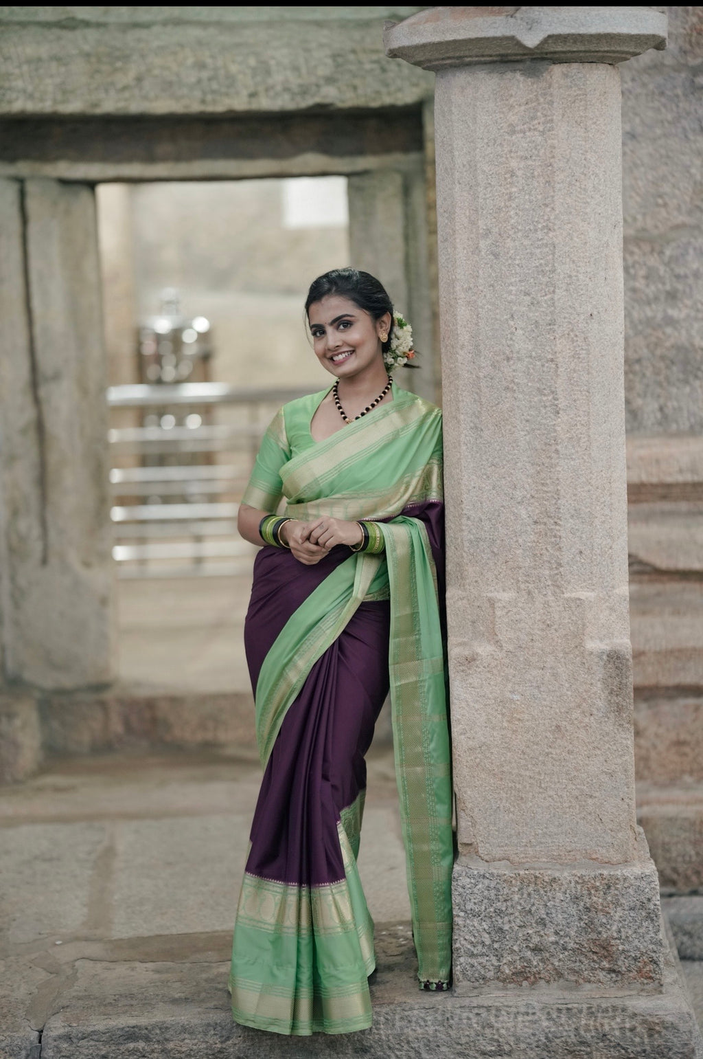Mysore semi crepe silk saree (CODE-003)