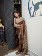 crepe silk saree (CODE-043)