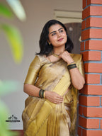 Gold Tissue Silk Saree (CODE-080)