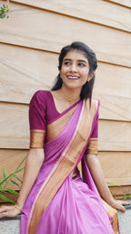 Mysore Semi Crepe saree (CODE-036)