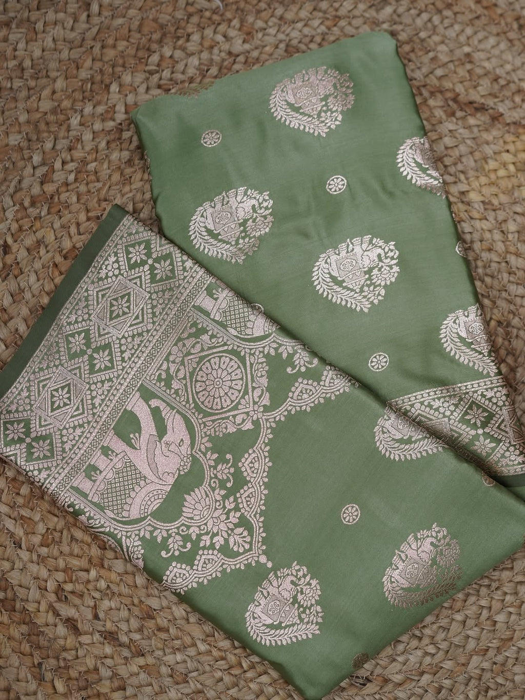 Satin Banarasi Saree (CODE-004)